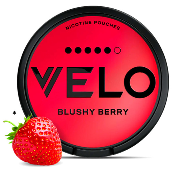 Нікотиновмісні паучі VELLO Blushy Berry (Полуниця) 14.9 мг