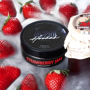 Тютюн 420 Strawberry Jam (Полуничне Варення) 100 гр
