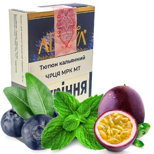 Тютюн Акциз Adalya Blueberry Passion Fruit Mint (Чорниця Маракуя) 50 гр