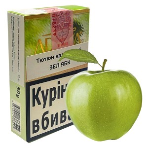Табак Акциз Adalya Green Apple (Зеленое Яблоко) 50 гр