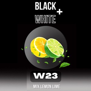 Тютюн Black&White Mix Lemon Lime (Мікс Лимон Лайм) 40 гр