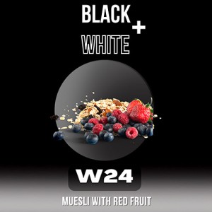 Тютюн Black&White Muesli With Red Fruit (Мюслі Червоні Фрукти) 40 гр