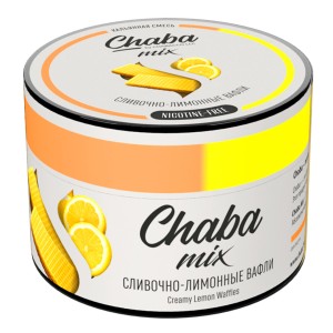 Чайная смесь Chaba Mix Creamy Lemon Waffles (Сливочно Лимонные Вафли) nicotine free 50 гр