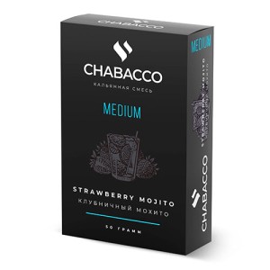 Чайна суміш Chabacco Strawberry Mojito (Полуничний Мохіто) medium 50г