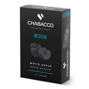 Чайна суміш Chabacco White Apple (Біле Яблуко) medium 50г