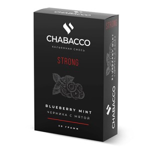 Чайна суміш Chabacco Blueberry Mint (Чорниця з М'ятою) strong 50г