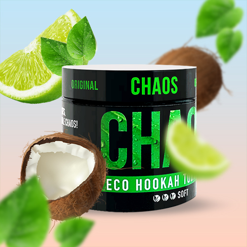 Табак Chaos Lime Coco Mint (Лайм Кокос Мята) 200 гр