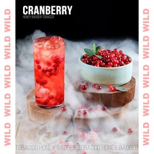 Тютюн АКЦИЗ HONEY BADGER Wild Cranberry 100 гр