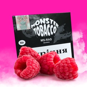 Тютюн Акциз Monster Tobacco Ms.Ras (Малина) 50 гр