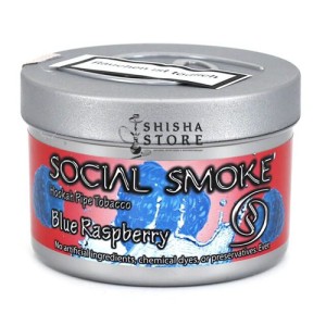 Тютюн SOCIAL SMOKE Blue Raspberry 100 гр