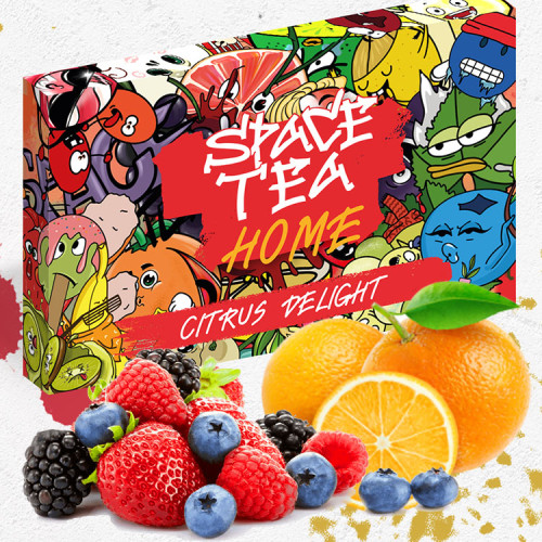 Чайна суміш Space Tea Home Citrus Delight (Апельсин Грейпфрут Лимон Малина Полуниця Чорниця) 40 гр