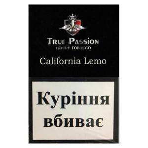 Табак Акциз TRUE PASSION California Lemo 50 гр