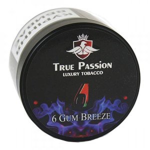 Табак Акциз TRUE PASSION 6 Gum Breeze (Фруктовая Жвачка) 100 гр