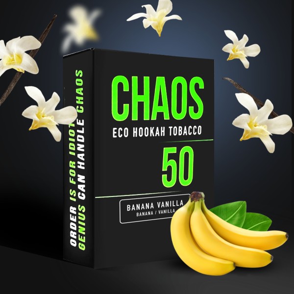 Тютюн Chaos Banana Vanilla (Банан Ваніль) 50 гр