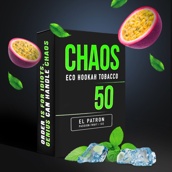 Тютюн Chaos El Patron (Маракуя Прохолода) 50 гр