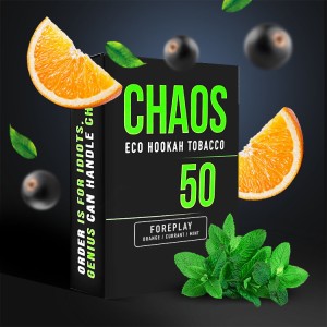 Тютюн Chaos Foreplay (Апельсин Смородина М'ята) 50 гр