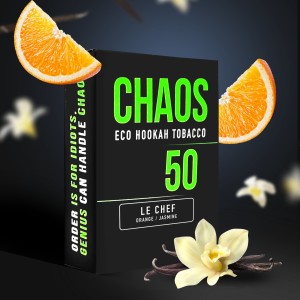 Тютюн Chaos Le Chef (Апельсин Жасмін) 50 гр
