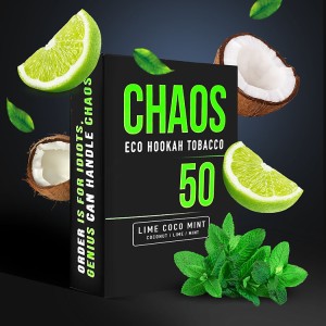 Табак Chaos Lime Coco Mint (Лайм Кокос Мята) 50 гр