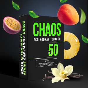 Табак Chaos WTF (Манго Маракуйя Ананас Ваниль) 50 гр