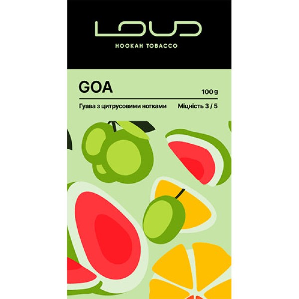 Тютюн Loud Goa (Гуава) 100 гр