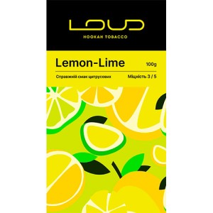 Табак Loud Lemon Lime (Лимон Лайм) 100 гр