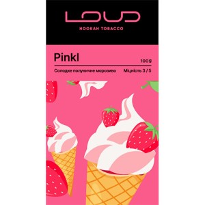 Табак Loud Pinkl (Клубничный Пломбир) 100 гр