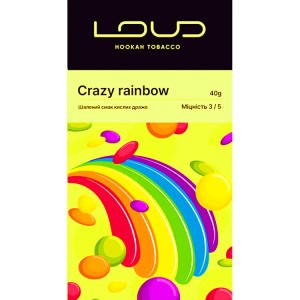 Тютюн Loud Crazy Rainbow (Кисле Драже) 40 гр