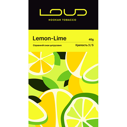 Табак Loud Lemon Lime (Лимон Лайм) 40 гр