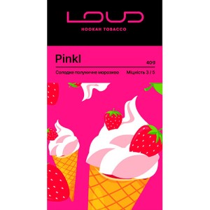 Табак Loud Pinkl (Клубничный Пломбир) 40 гр