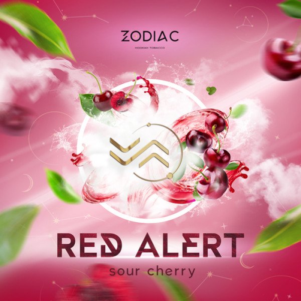 Тютюн Акциз Zodiac Red Alert (Кисла Вишня) 25 гр