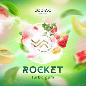 Табак Акциз Zodiac Rocket (Арбуз Дыня Жвательная Резинка) 25 гр