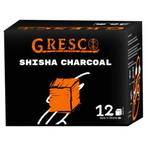 Вугілля Gresco горіховий 12 кубиків