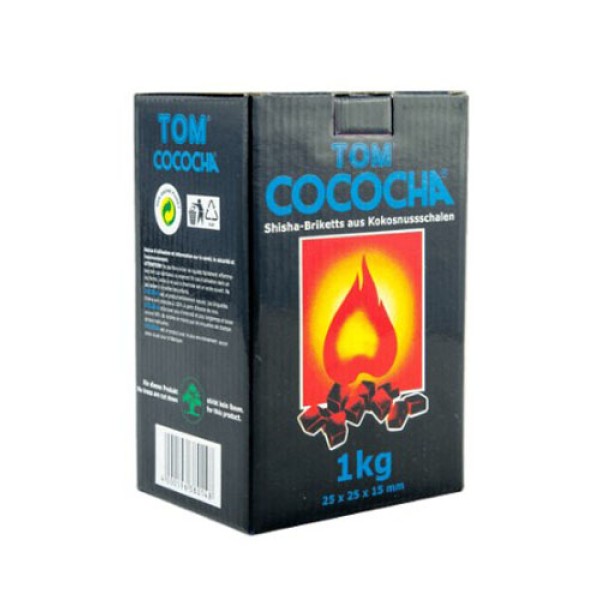 Вугілля Tom Cococha Blue 1 кг в індивідуальній упаковці