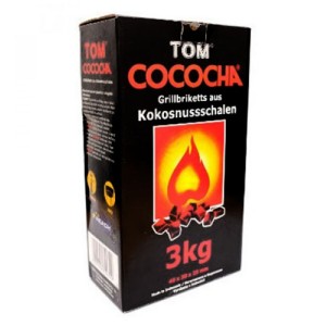 Уголь Tom Cococha Diamond 1кг в индивидуальной упаковке