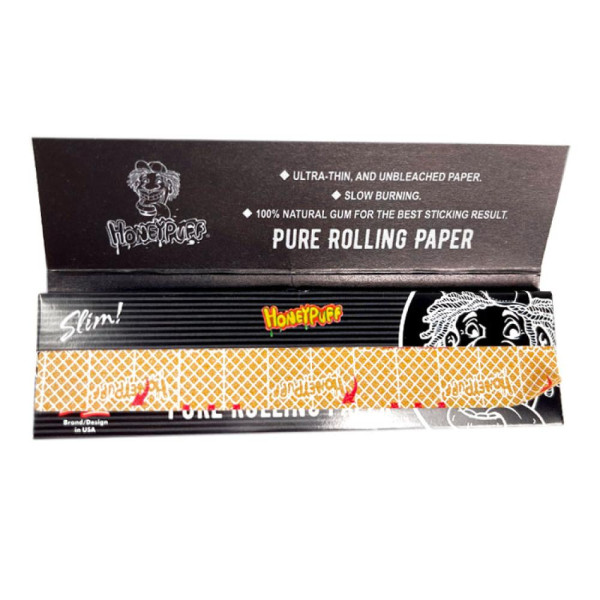 Папір для самокруток Honey Puff Black Slim 32 шт